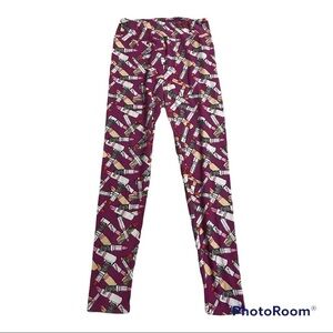 Lularoe Lipstick Leggings- ONE SIZE